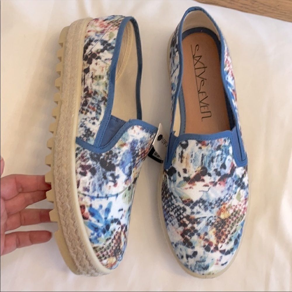 SIXTYSEVEN MULTI COLOR ESPADRILLES. NEW - Picture 2 of 8